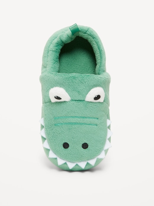 Image number 2 showing, Velour Critter Slippers for Toddler