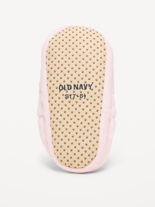 Image number 4 showing, Velour Critter Slippers for Toddler Girls