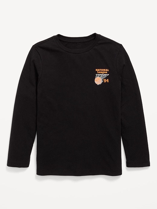 Image number 1 showing, Long-Sleeve Graphic T-Shirt for Boys