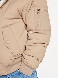 Image number 3 showing, Water-Resistant Hooded Bomber Jacket for Boys
