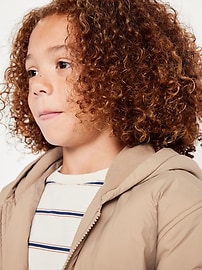 Image number 4 showing, Water-Resistant Hooded Bomber Jacket for Boys