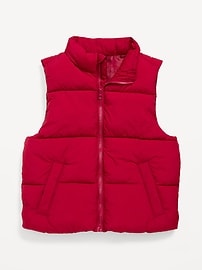 Image number 1 showing, Water-Resistant Quilted Puffer Vest for Boys