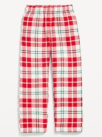 Image number 3 showing, Gender-Neutral Plaid Flannel Pajama Pants for Kids