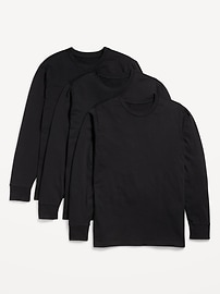 Image number 1 showing, 3-Pack Long-Sleeve Rotation T-Shirt