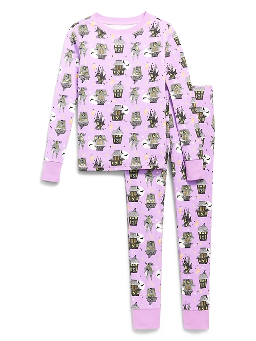 Image number 2 showing, Gender-Neutral Snug-Fit Graphic Pajama Set for Kids
