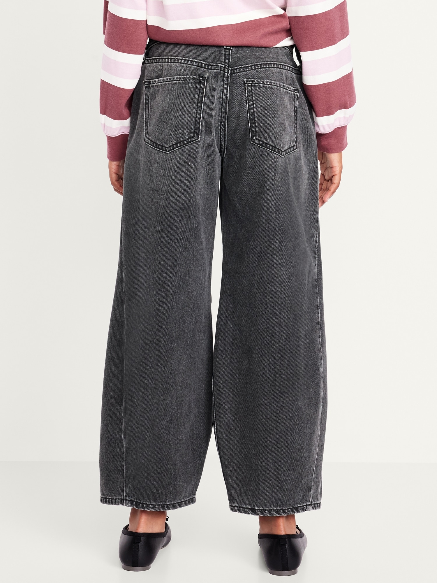 Super Baggy Barrel-Leg Jeans for Girls