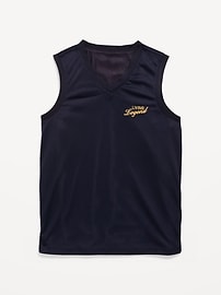 Image number 1 showing, Mesh Graphic Basketball Tank Top for Boys