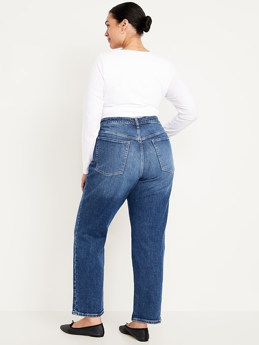 Image number 8 showing, High-Waisted OG Loose Ripped Jeans