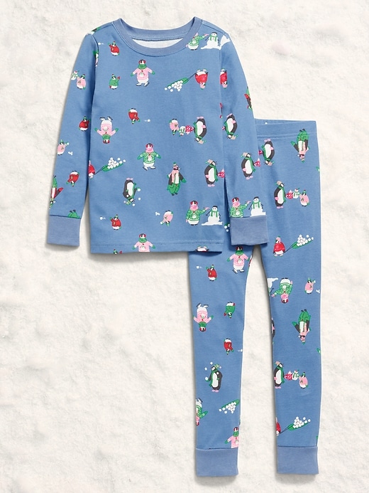 Image number 3 showing, Printed Snug-Fit Pajama Set for Toddler & Baby