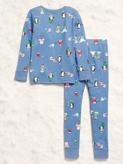 Image number 4 showing, Printed Snug-Fit Pajama Set for Toddler & Baby