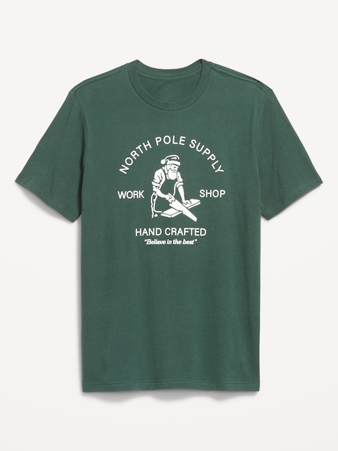 Holiday-Graphic T-Shirt - Forest Canopy