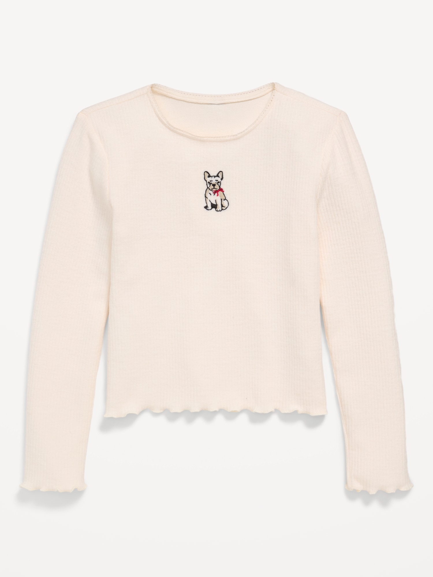 CozePlush Long-Sleeve Graphic T-Shirt for Girls