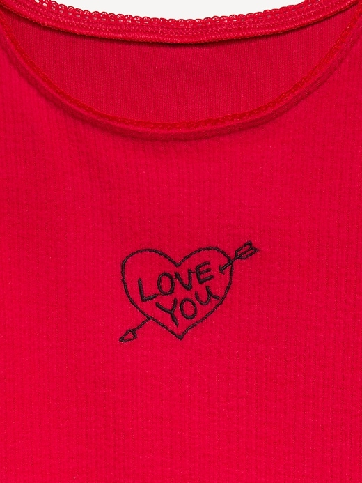 Image number 2 showing, CozePlush Long-Sleeve Graphic T-Shirt for Girls