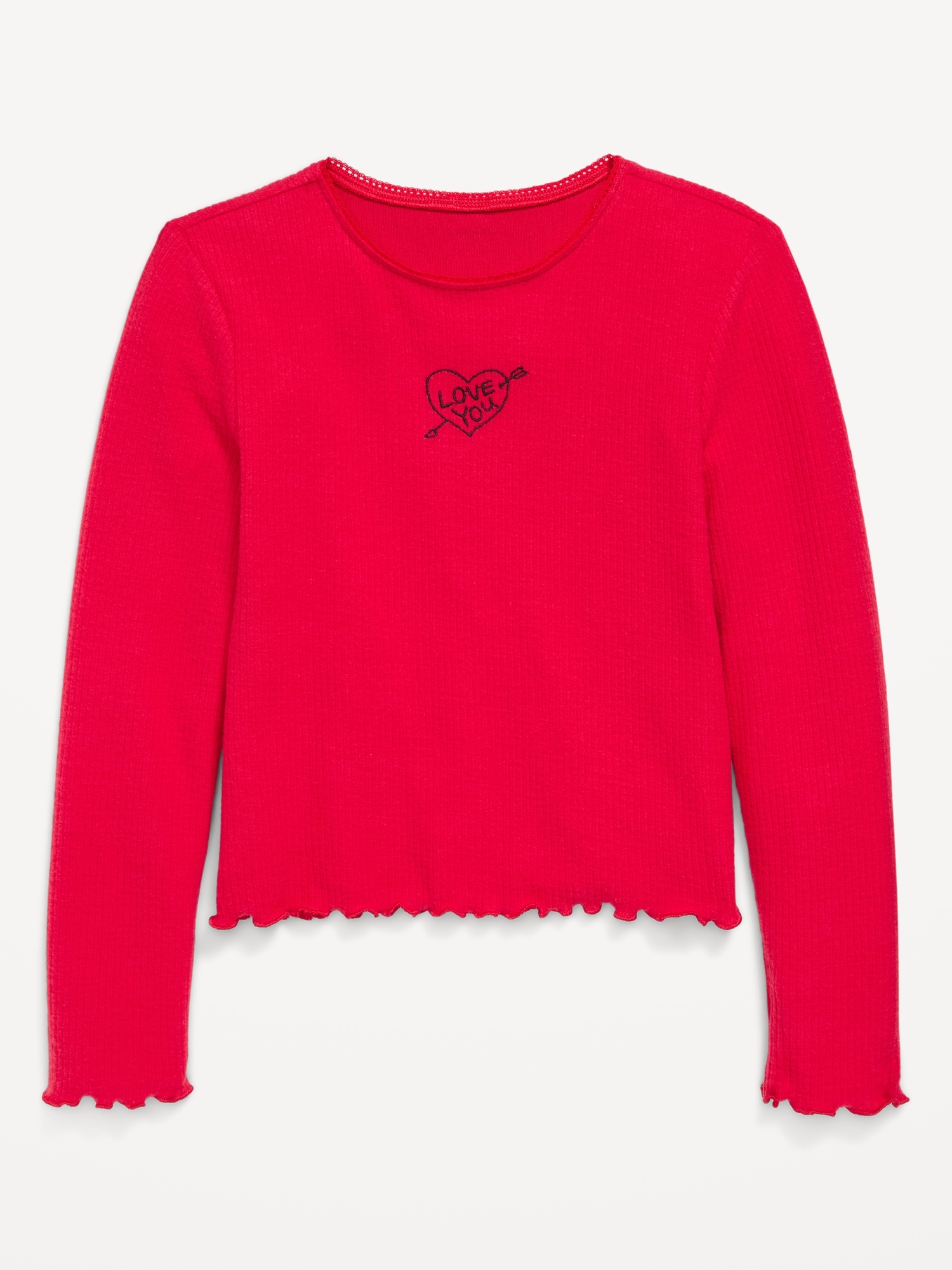 CozePlush Long-Sleeve Graphic T-Shirt for Girls