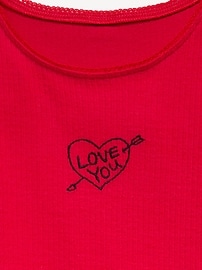 Image number 2 showing, CozePlush Long-Sleeve Graphic T-Shirt for Girls