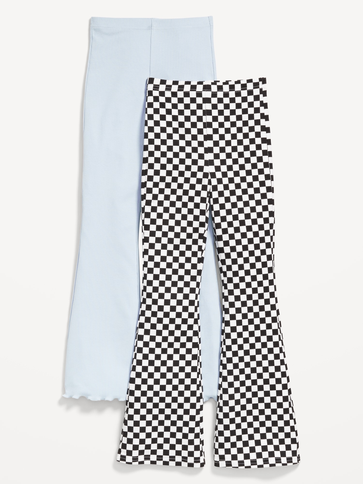 High-Waisted Flare Leggings 2-Pack for Girls