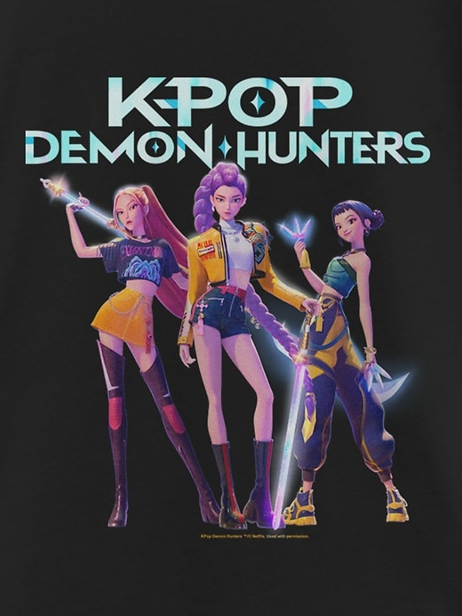 Image number 2 showing, K-Pop Demon Hunters Hero Group Graphic T-Shirt For Girls