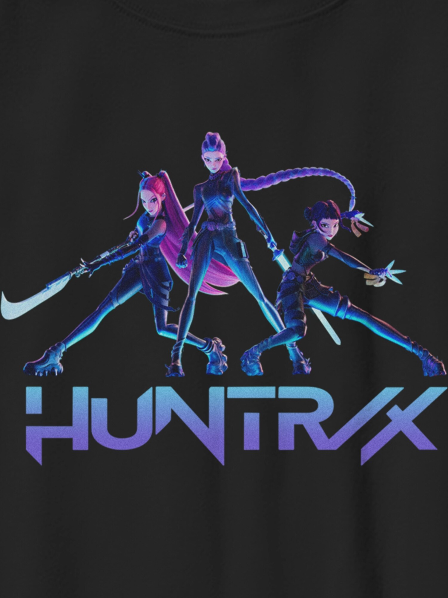 Детская футболка Old Navy K-Pop Demon Hunters Battle Huntrix Graphic, цвет: Чёрный — фото 2