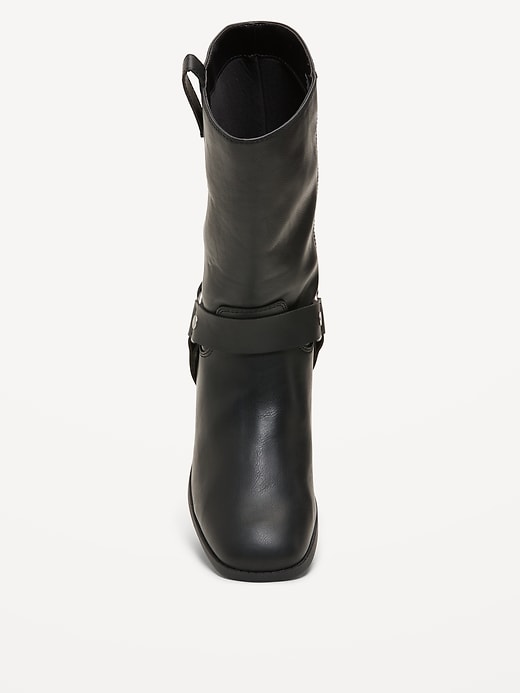 Image number 3 showing, Faux-Leather Boots for Women