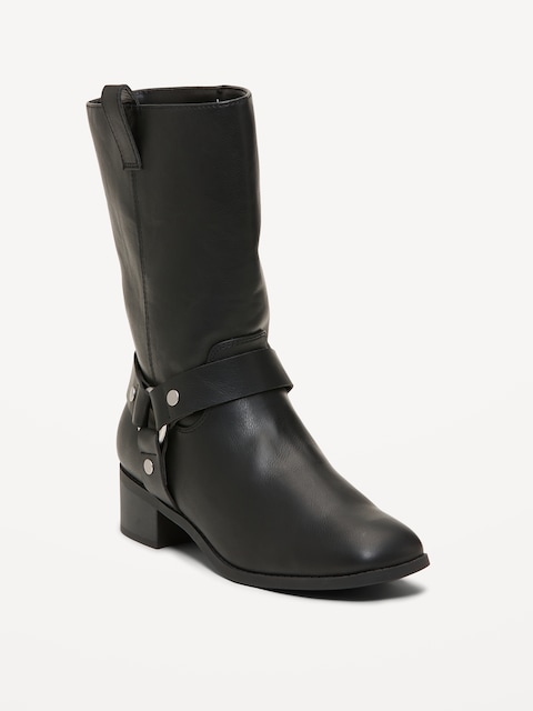 Faux-Leather Boots for Women