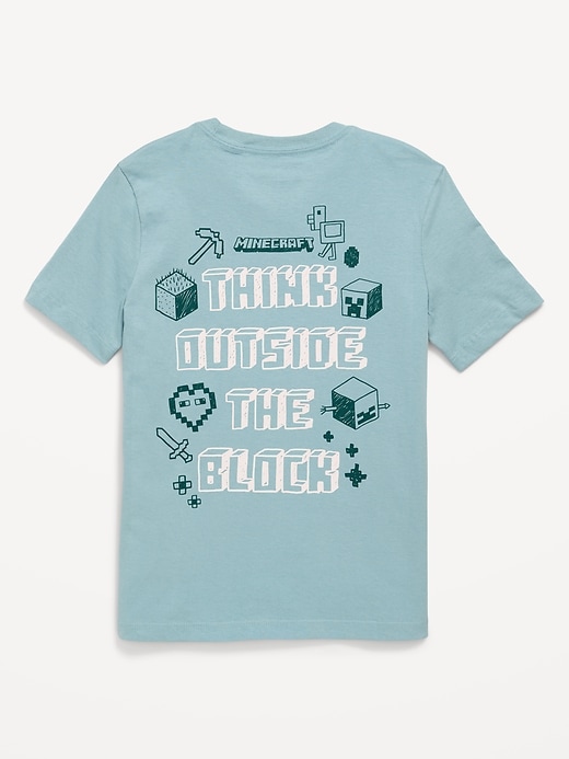 Image number 2 showing, Minecraft™ Gender-Neutral Graphic T-Shirt for Kids