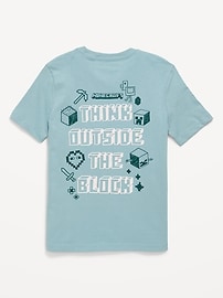Image number 2 showing, Minecraft™ Gender-Neutral Graphic T-Shirt for Kids