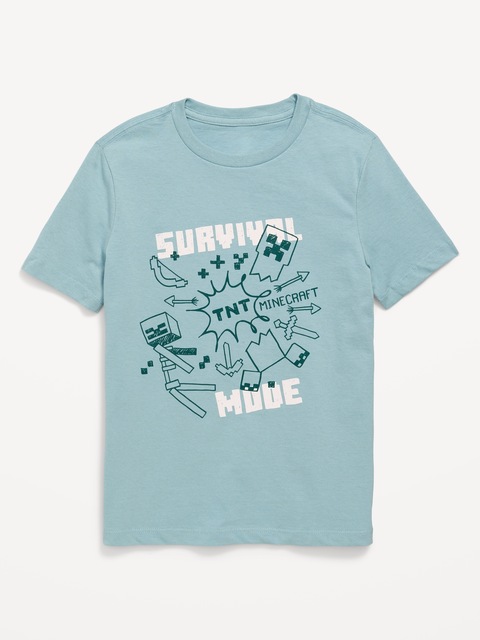 Minecraft™ Gender-Neutral Graphic T-Shirt for Kids - Minecraft