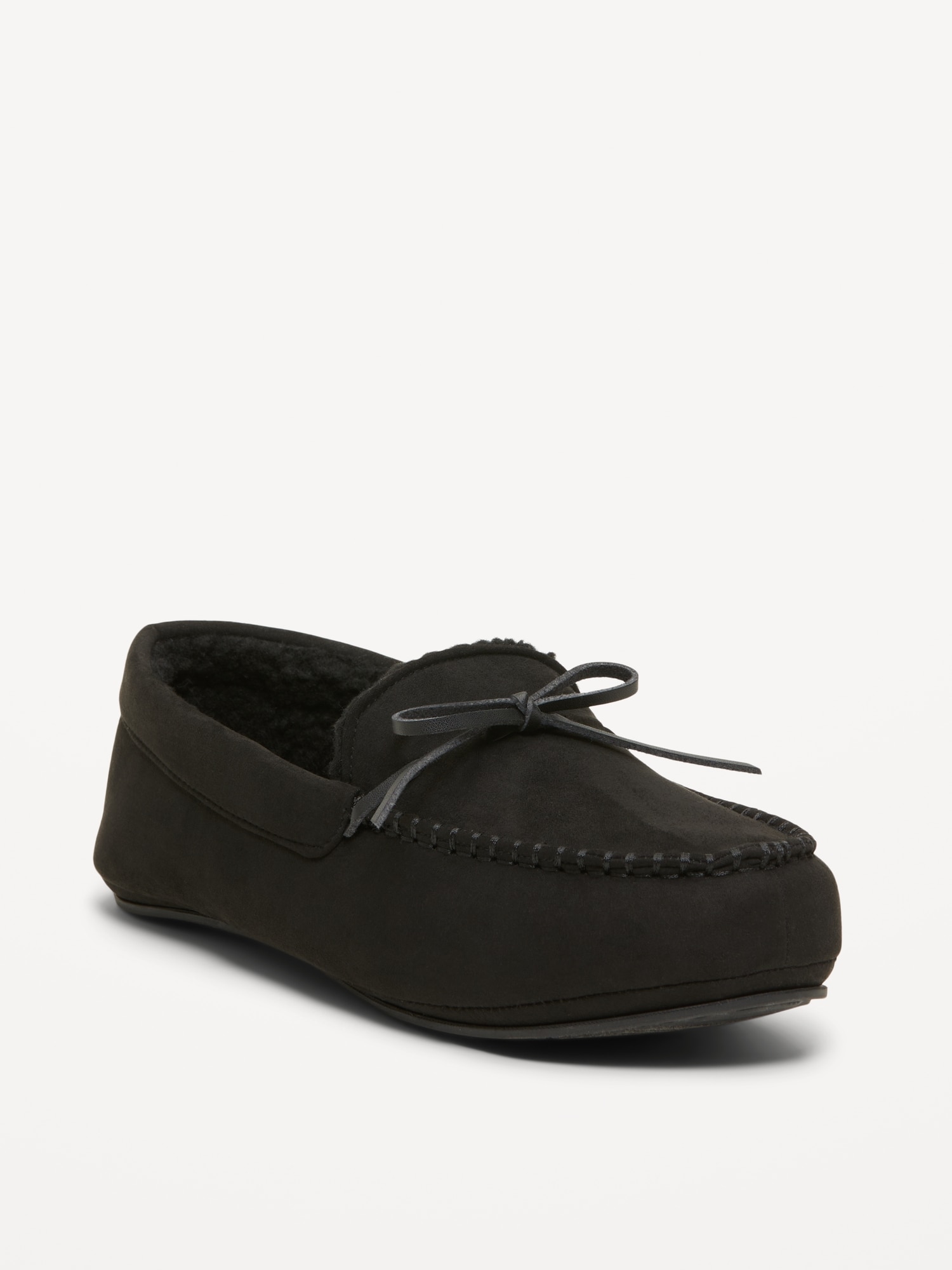 Faux-Suede Sherpa-Lined Moccasins for Men | Old Navy