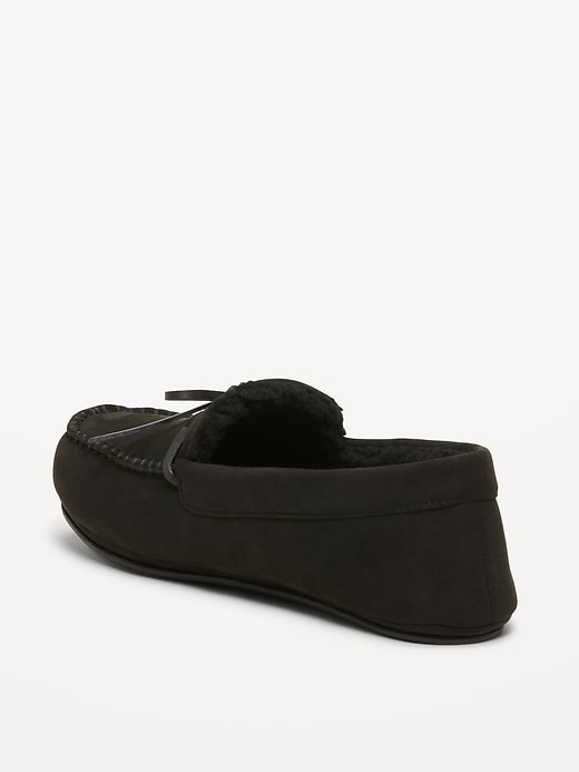 Image number 4 showing, Faux-Suede Sherpa-Lined Moccasins for Men