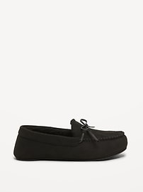 Image number 3 showing, Faux-Suede Sherpa-Lined Moccasins for Men