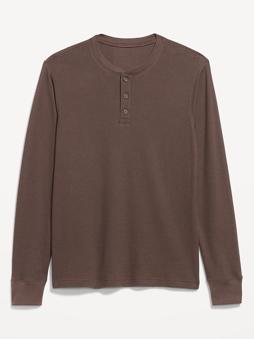 Image number 4 showing, Waffle Henley T-Shirt