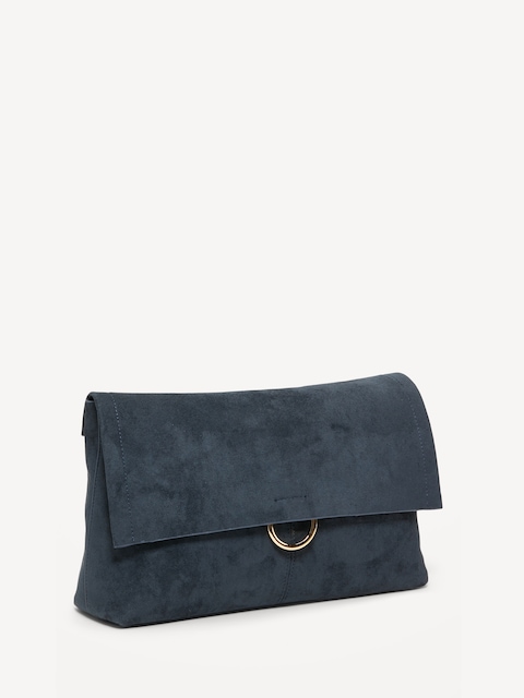 Romantic Oversized Clutch - Dusk Navy