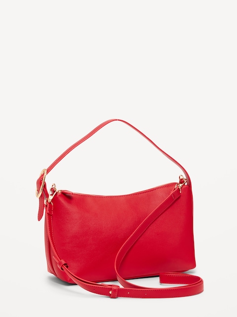 Convertible Carrie Crossbody Bag - Rich Red