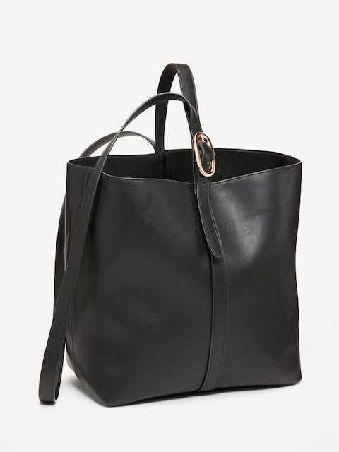 Medium Carrie Tote Bag - True Black