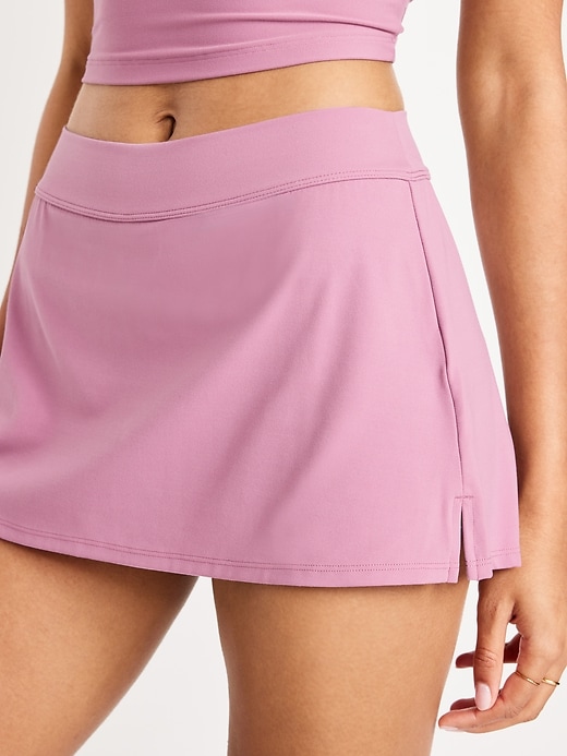 Image number 3 showing, Mid-Rise StudioSmooth Mini Skort