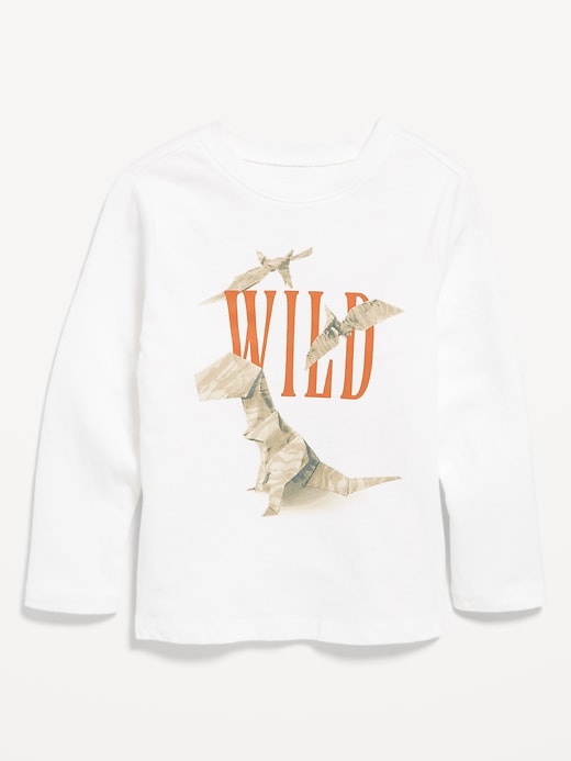 Image number 1 showing, Long-Sleeve Unisex Graphic T-Shirt for Toddler