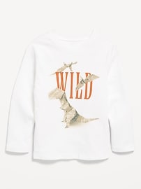 Image number 1 showing, Long-Sleeve Unisex Graphic T-Shirt for Toddler