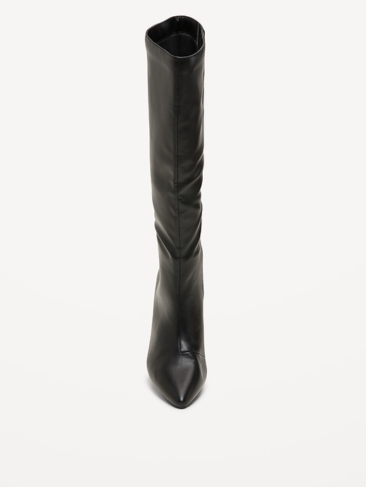 Image number 3 showing, Tall Kitten Heel Boots for Women