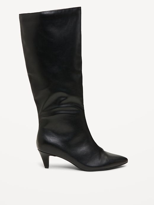 Image number 4 showing, Tall Kitten Heel Boots for Women