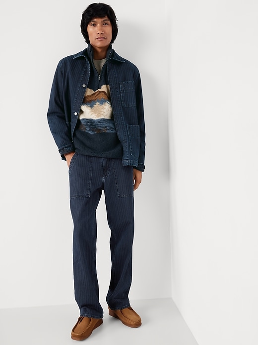 Image number 3 showing, Printed Sherpa Quarter-Zip Pullover