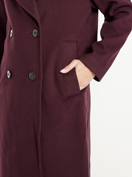 Image number 3 showing, Oversized Twill Overcoat