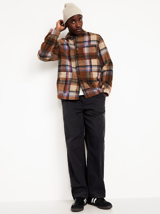 Image number 3 showing, Wool-Blend Plaid Chore Jacket