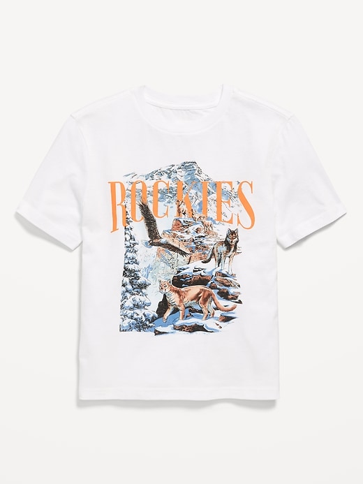 Image number 1 showing, Short-Sleeve Graphic T-Shirt for Boys