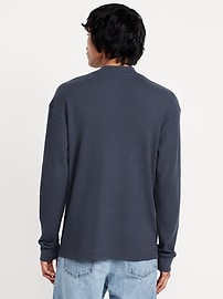 Heavyweight Long-Sleeve Waffle T-Shirt | Old Navy