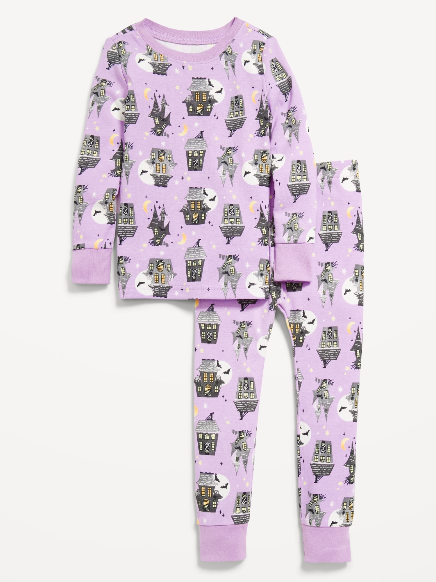 Printed Snug-Fit Pajama Set for Toddler & Baby