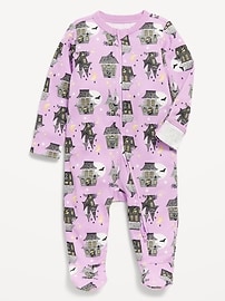 Image number 1 showing, 2-Way-Zip Sleep & Play Footed One-Piece for Baby