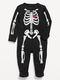 Image number 1 showing, 2-Way-Zip Sleep & Play Footed One-Piece for Baby