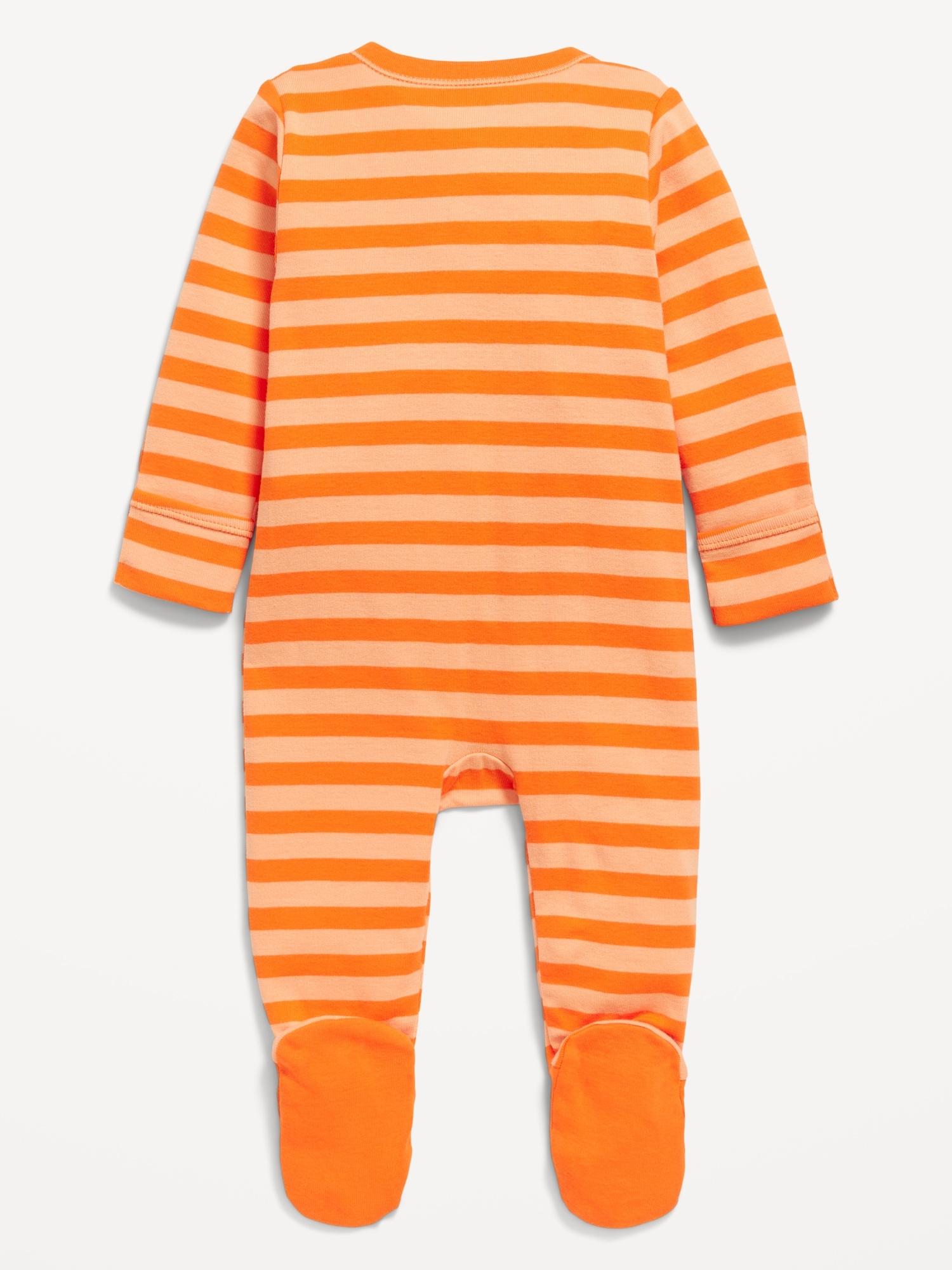 Printed 2-Way-Zip Sleep & Play Footed One-Piece for Baby