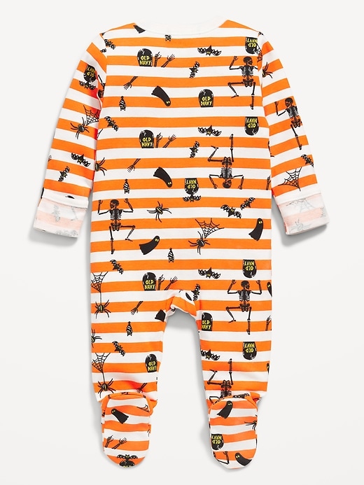 Image number 2 showing, 2-Way-Zip Sleep & Play Footed One-Piece for Baby
