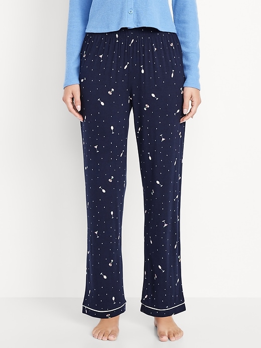Image number 1 showing, Sunday Sleep Knit Jersey Pant